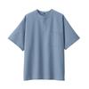 Футболка мужская MUJI Breathable Stretch Soccer Henley Neck с коротким рукавом из ткани AC1WAA4S Smoky Blue S