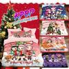 Kpop Demon Hunters Huntrix Bedding Set Single Twin Full Queen King Size Bed Set Adult Bedroom Duvetcover Sets Anime Bed Sheet