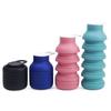 Silicone folding cup outdoor travel water bottle portable and handy cup cycling water cup