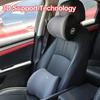Автомобильный набор подушек для сиденья из пены с эффектом памяти, подголовник и поддержка поясницы для комфорта вождения, аксессуары для подушки на спинку и шею автомобиля