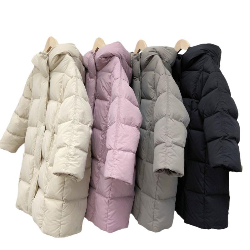 New Winter Down Jacket Korean Style Thick Long Children's Coat Boys and Girls Winter Clothes