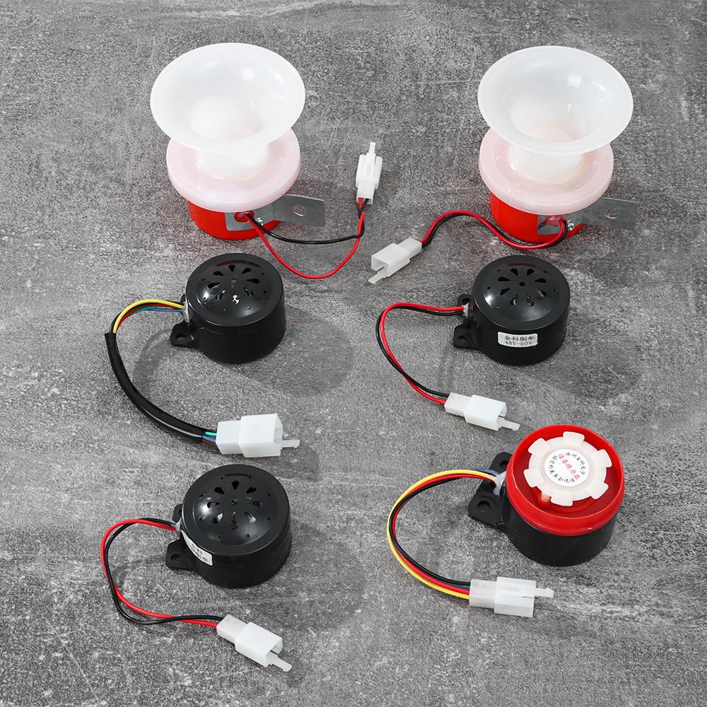 1.5A Мотоцикл Электрический Трехколесный Велосипед Круглый Громкий Звуковой Сигнал Реверсивный Звуковой Сигнал Комплект Универсальный Динамик Сигнала