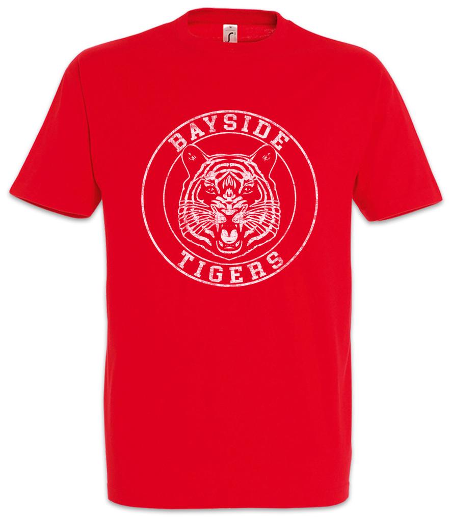 Bayside Tigers Fighting T-Shirt Mens Womens Tees Top Savey by the Team Logo Sign Symbol Bell Football