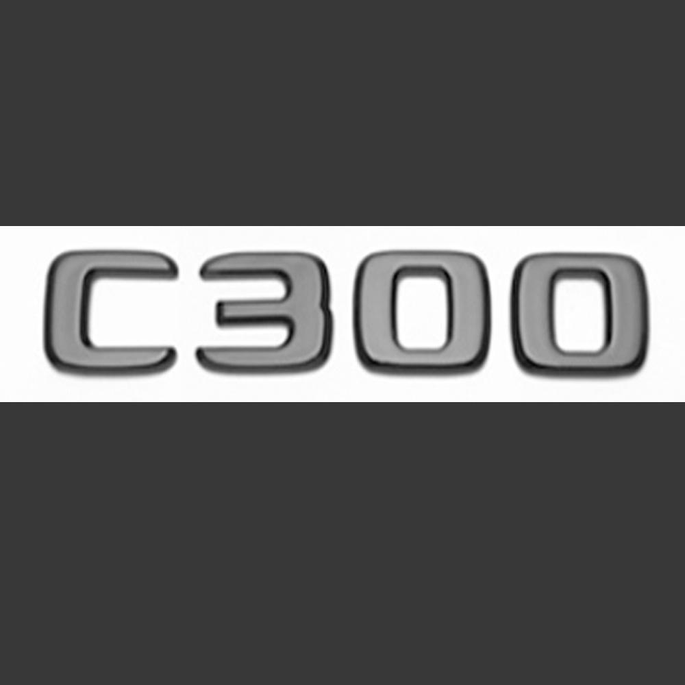 JDW3  For Mercedes Benz AMG W204 W205 W206 C200 C220 C220d C300 C400 C250 C260 Logo Car ABS 3D Trunk Letter Logo Badges Accessories