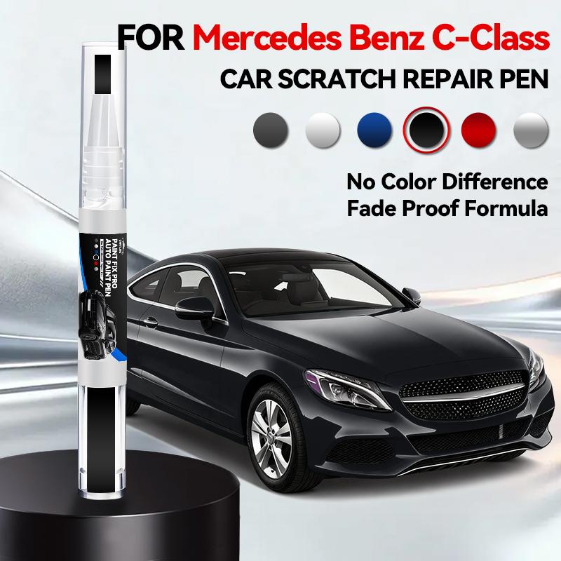For Mercedes Benz C-Class 1993-2025 W204 W205 W206 Paint Repair Pen Touch Up Scratch Remover DIY Auto Accessories Black White