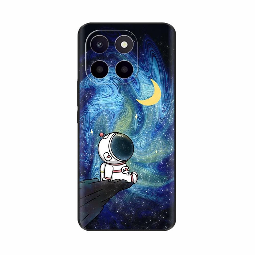 Чехол для Honor X6C 4G, мягкий жидкий силикон, защита камеры, задняя крышка телефона для Honor X6c, чехлы honorX6C X6 C, чехол-бампер