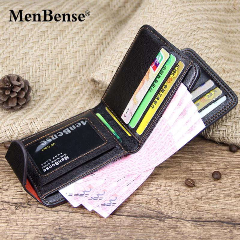 Мужской короткий кошелек из искусственной кожи, цельный многофункциональный кошелек для монет с магнитной пряжкой