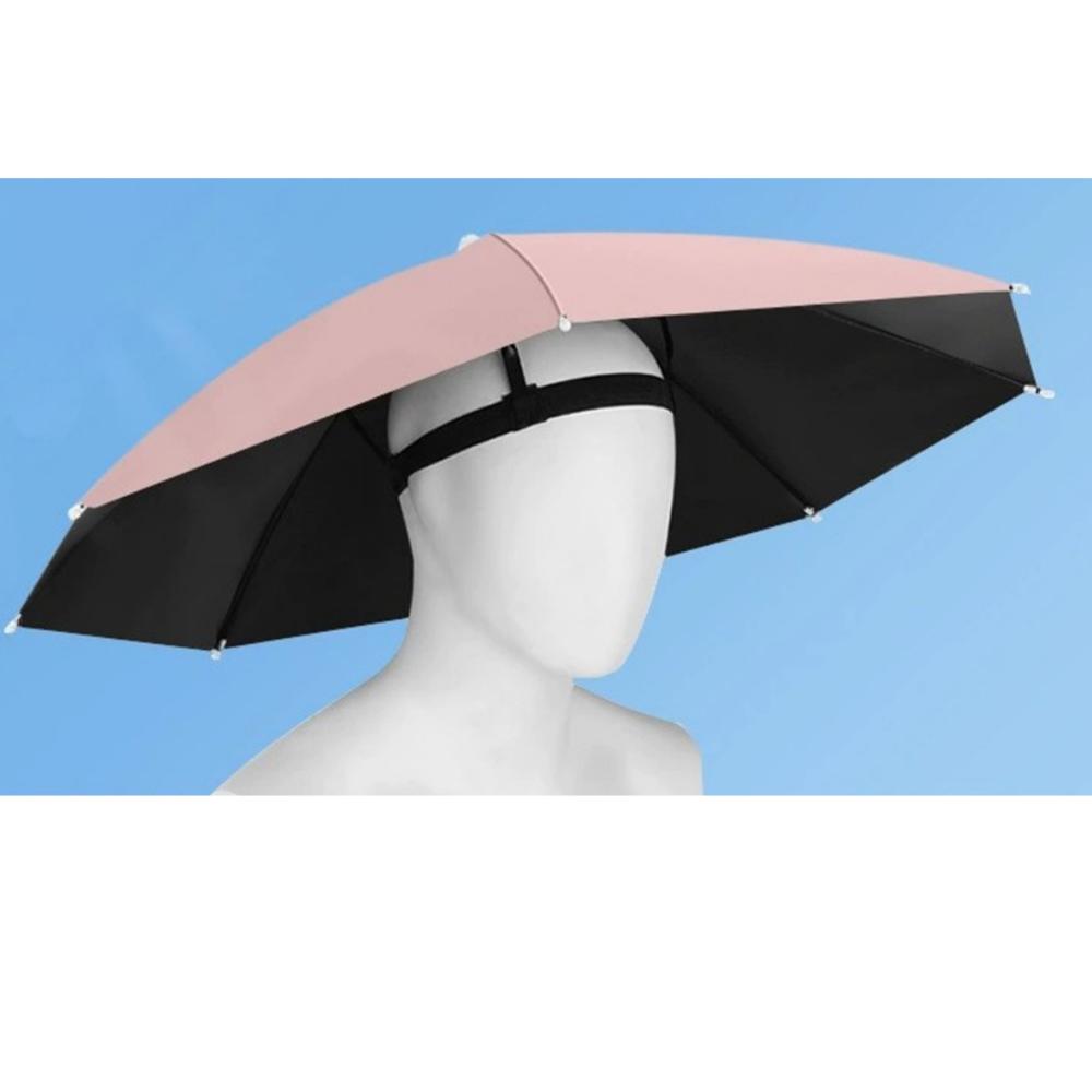 Рыболовная шляпа-зонт с эластичной повязкой на голову. Портативная рыболовная шляпа. Очень полезна при садоводстве и отдыхе на свежем воздухе.