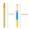 4pcs Writing Pen, Cute and Funny Styling Pen Creative Rotating Gel Pen Chicken Pressing Gel Pen 0.5mm Black Office Supplies