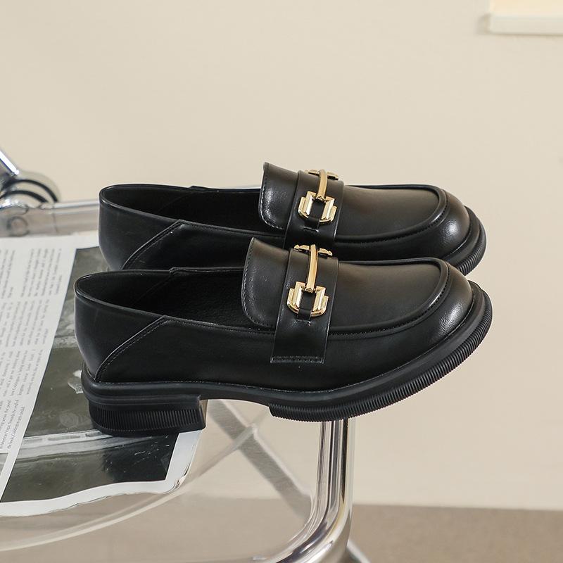 Кожаные женские новые женские туфли в британском стиле, маленькие кожаные туфли, женская обувь, туфли в стиле маленькой феи