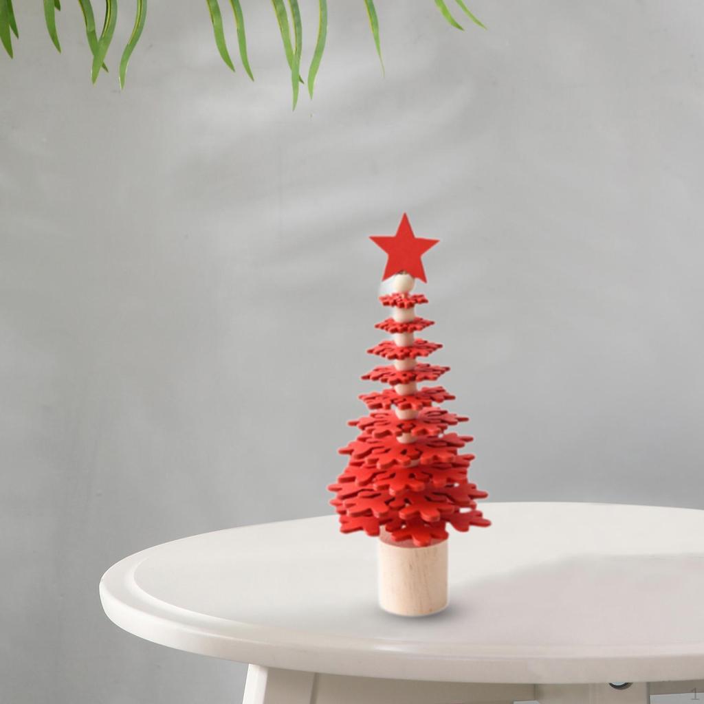 Tabletop Christmas Tree Ornament Small Decoration Table Top Xmas for