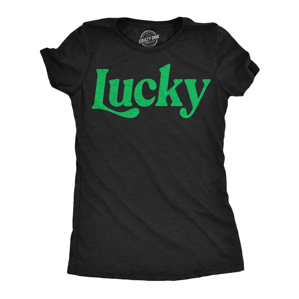 Женские забавные футболки Lucky Alt L Милая футболка на День святого Патрика для женщин