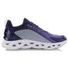 Li Ning Arc Удобная амортизация Нескользящие Износостойкие Дышащие Легкие Кроссовки для бега с низким верхом Унисекс Фиолетовый Белый ARHP073-9