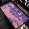 Cartoon Crescent Moon Cloud Desk Mat Waterproof Nonslip Extended Mouse Pad