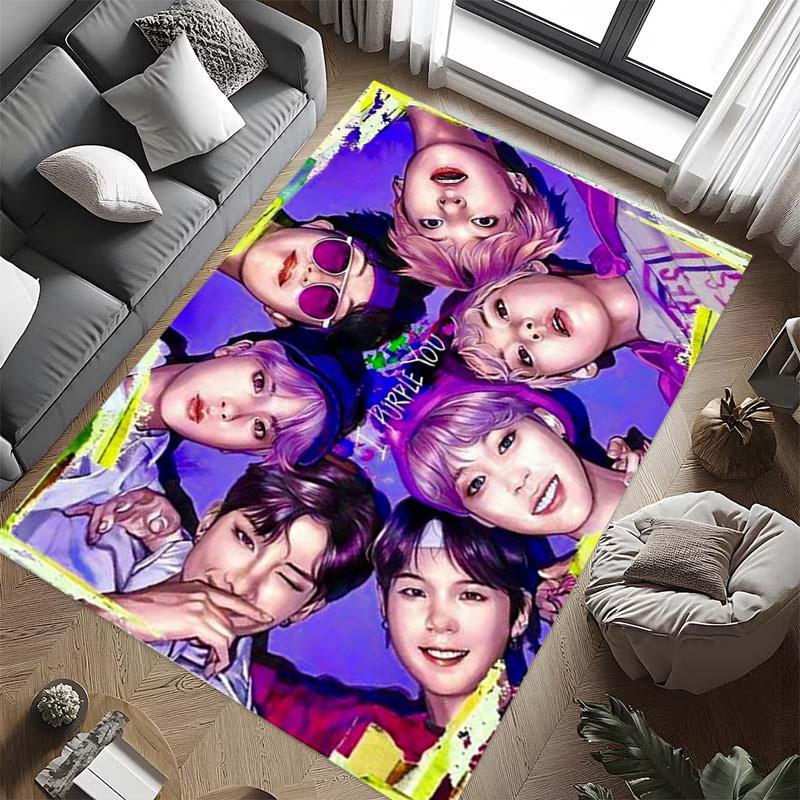 Vibrant Youth Energy carpet Living room and bedroom mats floor mats Fashion Dormitory decoration Protective pad