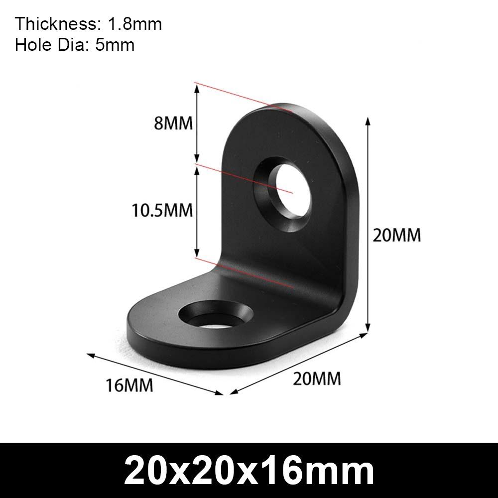 1Pcs Stainless Steel Angle Bracket 90 Degree Mending Plate Durable Corner Stand  Furniture Hardware