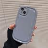 Корейский милый волнистый чехол с мылом ярких цветов для Iphone 14 13 12 11 Pro Max, однотонный глянцевый овальный противоударный мягкий чехол Funda