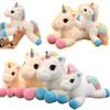 1PC 40-80cm 2 Style Large Cute Cartoon Unicorn Plush Toys Stuffed Animal Horse Pillow Soft Doll Home Decor Lover Birthday Gift