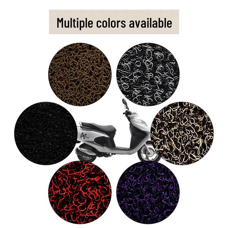 Silk Ring Non-Slip Waterproof Foot Pad for Qianjiang Baoyue QJ110T-8 Motorcycle