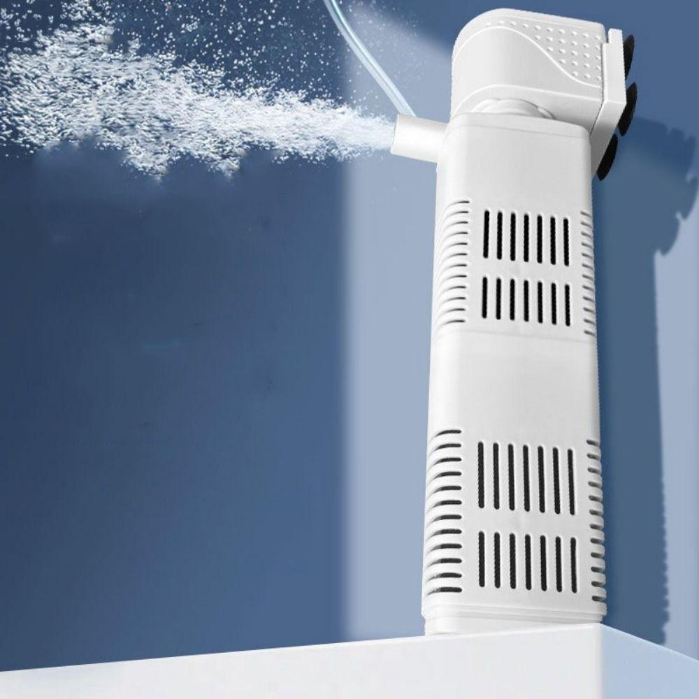 Фильтрация Фильтр для аквариума Бесшумный аэратор кислорода воздуха 3 в 1 Фильтр для аквариума для аквариума