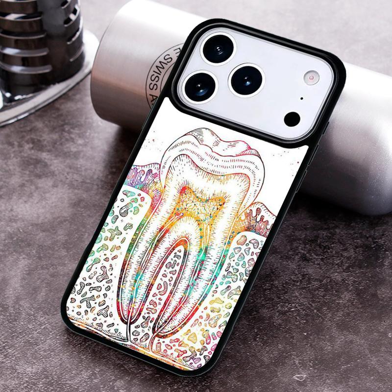 Смешные цитаты про зубы и стоматологов Чехол для телефона для iPhone 17 16 15 Pro Max Air 14 13 12 11 Plus Ударопрочный чехол