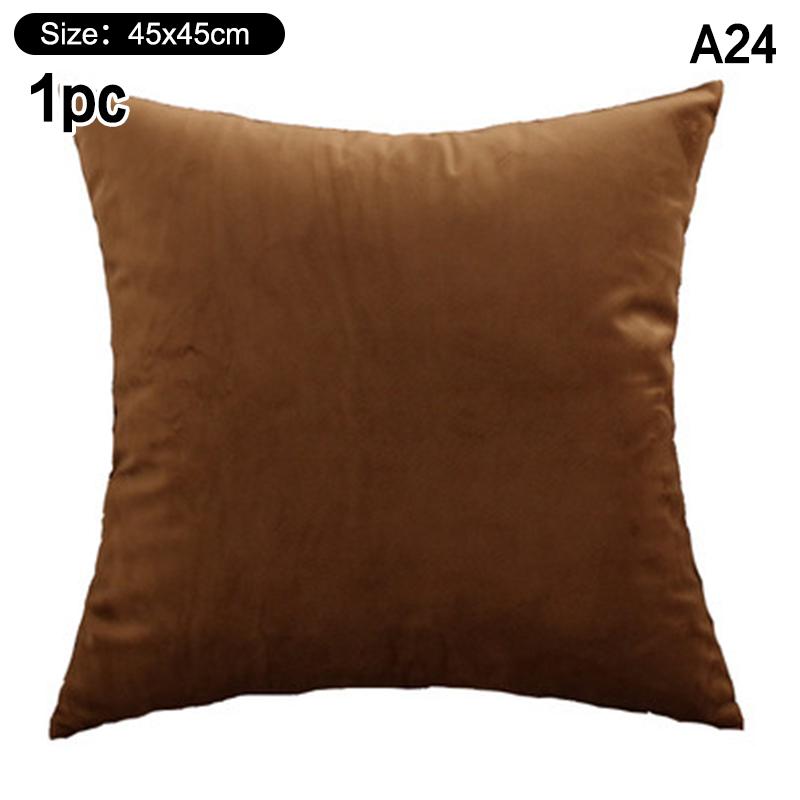 High-Quality 45*45CM Plush Pillow Case with Padded Layer for Cozy Home Decor