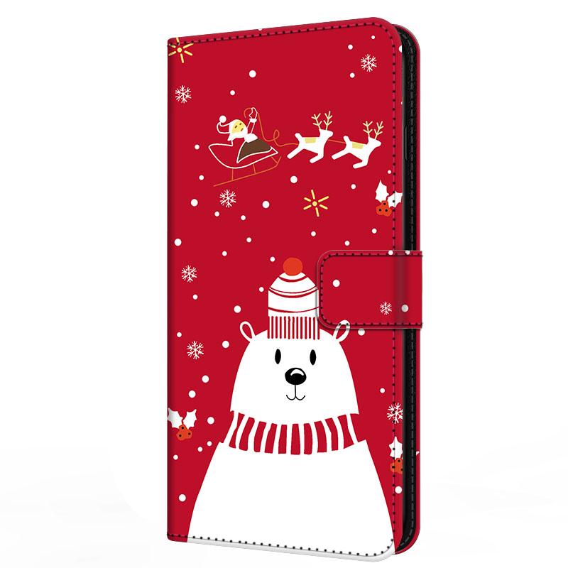 Чехол для Xiaomi Poco F7 F 7 с подставкой-книжка из кожи Merry Christmas Магнитный кошелек-защита Redmi Turbo 4 Pro