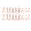 20Pcs Metal Pen Clips Sturdy Metal Strong Clamping   Gold Book Pen Holder for Office Scho