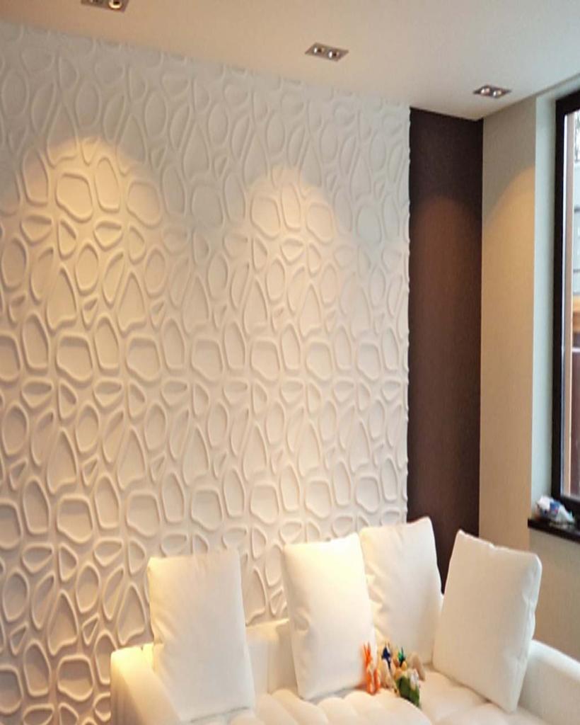 3D стеновая панель Форма для гипсовой, гипсовой или бетонной плитки для декоративных стеновых панелей "Капсула"