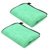 Хлопковое рыболовное полотенце Утолщенное Водопоглощающее Двустороннее Цветное Полотенце Рыболовный Аксессуар(зеленый