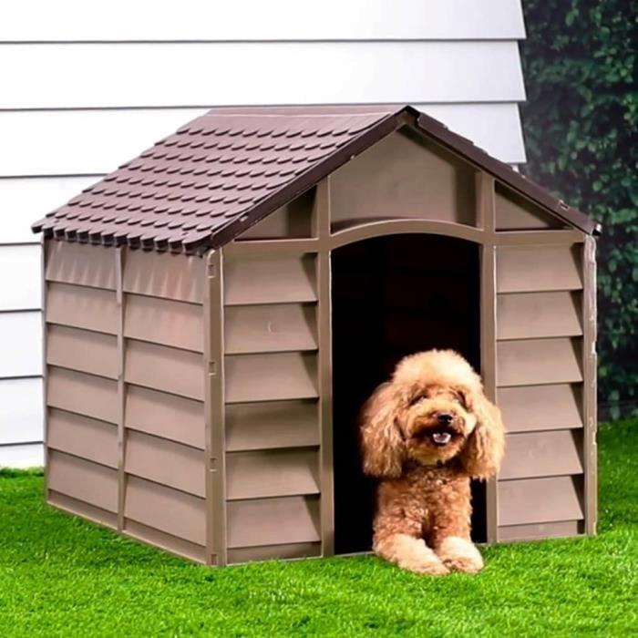VidaXL Dog Niche Brown 86x84x82 Cm Polypropylene 94214