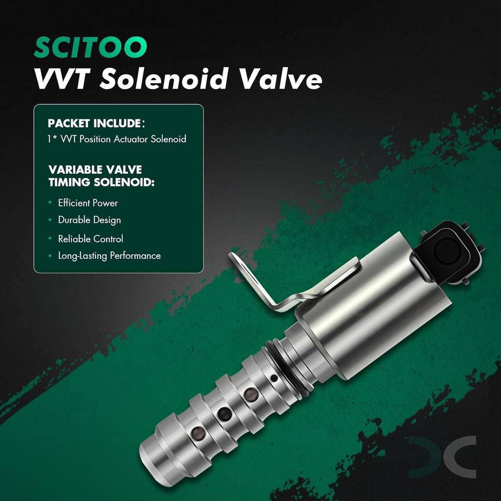 SCITOO 918-116 VVT Control Actuator Solenoid 2009-2013 for Nissan Cube 2013-2014 for Nissan NV200 2007-2012 for Nissan Sentra
