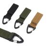 Outdoor Camping Hiking Nylon Ribbon Keychain Molle Tactical Knapsack Triangle Backpack Waist Bag Fastener Hook Buckle Climb Tool