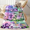 Bluey's Soccer Fun Customize Your Name Blanket Throw Customizable Blanket Soft Warm Cozy Versatile for Sofa Bedding Couch Home Decor