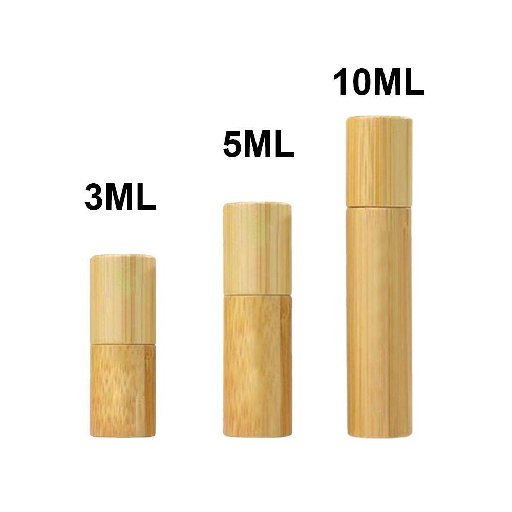 Пробные флаконы Роликовый флакон из бамбука Деревянный роликовый флакон Флаконы для духов Флаконы для эфирных масел