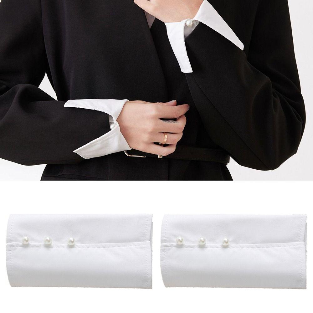 Comfortable False Wrist Cuffs Detachable Paired Wrist Warmer Elegant Fake Hand Sleeves  Winter