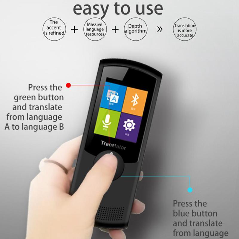 T5 Intelligent Speech Translation Machine Simultaneous Translation Translator 42 Language Wifi