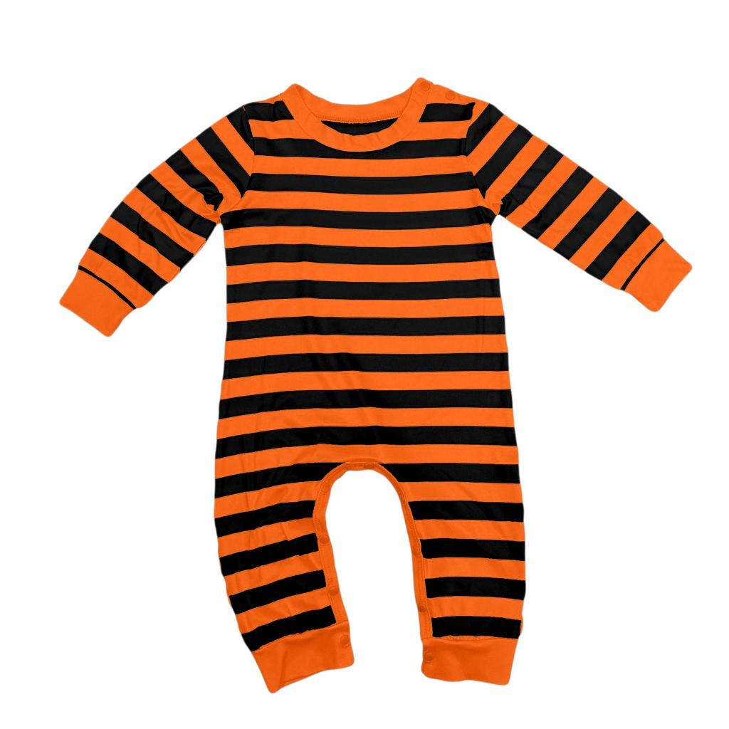 Принты на День Хэллоуина Семейный комплект: топы с длинным рукавом + брюки Семейные комплекты