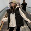 Women's Hooded Down Cotton Vest - New 2023 Autumn/Winter Fashionable Short Loose Waistcoat 