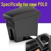 2018 VW Polo Бокс подлокотника и аксессуары для обновления центральной консоли 2017+