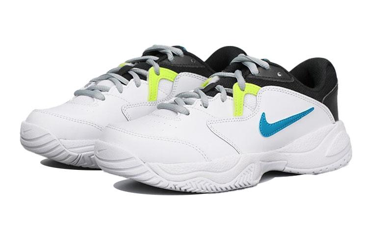 Nike Jr.GS Удобные и модные нескользящие амортизирующие низкие детские тренировочные кроссовки Белый Черный Синий CD0440-101