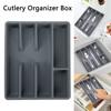 Forks Spoons Utensil Storage Box Cutlery Organizer Kitchen Drawer Organizer Storage Box Insert Tidy