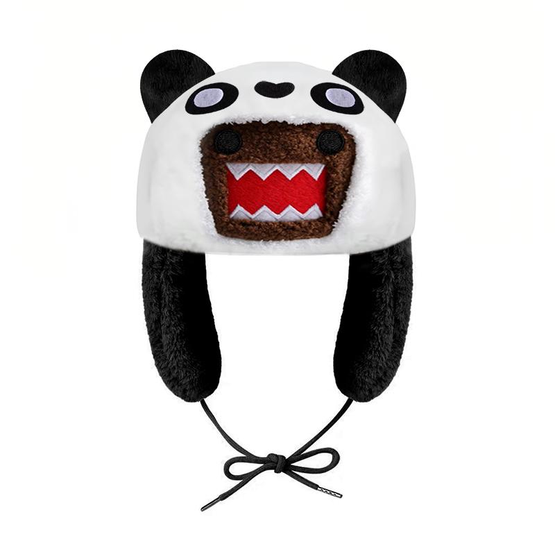 Европейская и американская мода осень/зима Y2K черно-белая женская лыжная теплая шапка