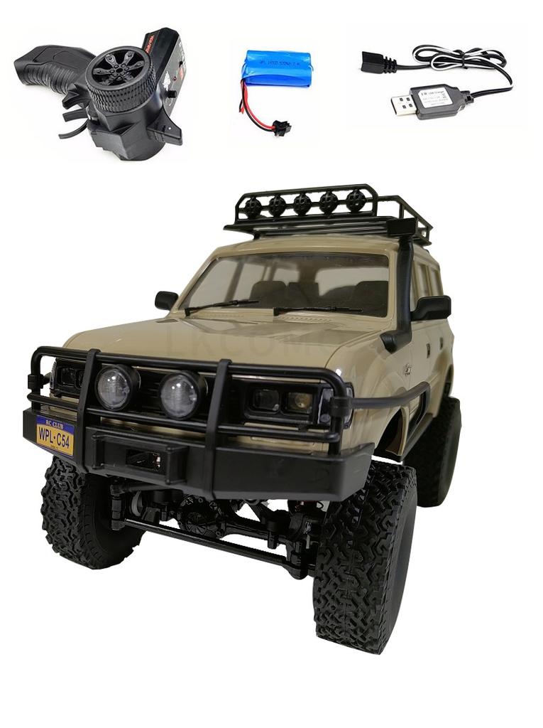 WPL C54-1 4WD 2.4G Внедорожник LC80 Машина на радиоуправлении RC Гусеничный Багги Движущаяся Машина Детские Машинки на Батарейках Подарок для Мальчиков