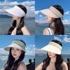 Summer Uv Protection Sun Hat With Wide Brim Breathable Ice Silk For Outdoor Activities Women