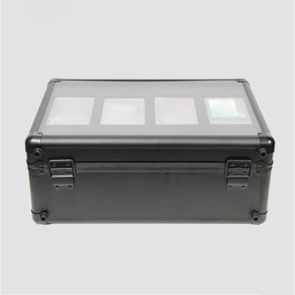 Graded Card Storage Case with Combination Lock Aluminum Corners And EVA Foam Large Capacity