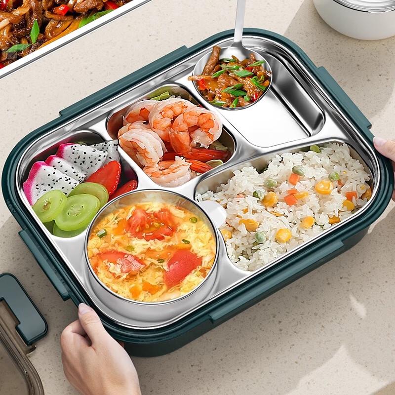 Large Capacity 316L Stainless Steel Insulated Lunch Box