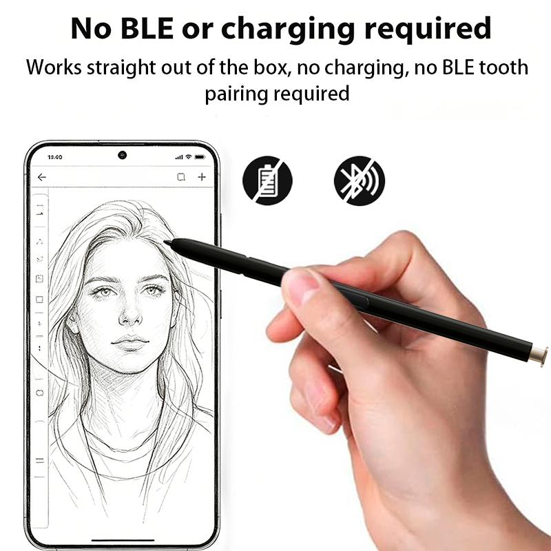 Замена S Pen для S24 Ultra для Samsung Galaxy S24 Ultra SM-S928B SM-S928U SM-S928W Стилус Touch S Pen Без Bluetooth