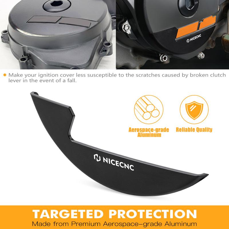 For 08-25 KTM 690 Enduro/R 690 SMC/R Ignition Clutch Cover Protector for Husqvarna 701 Supermoto 701 Enduro Vitpilen Svartpilen