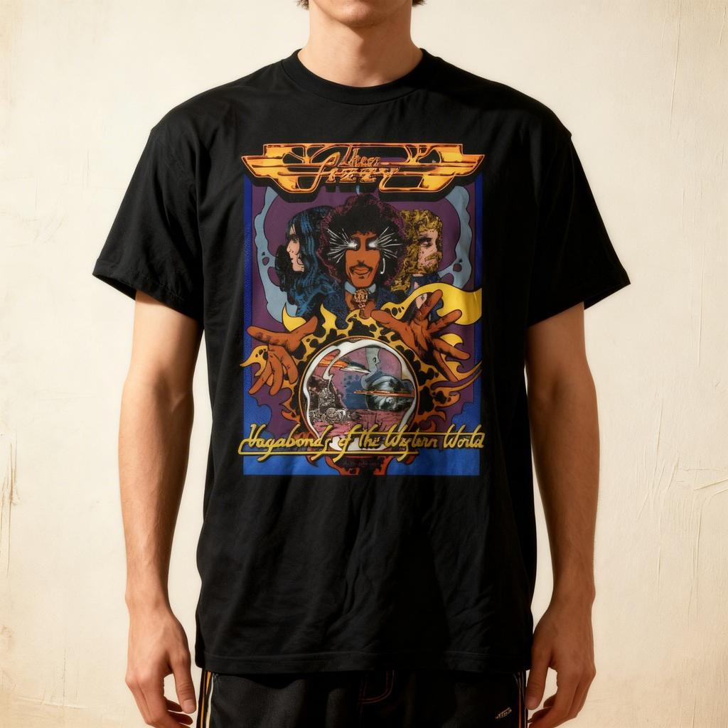 Thin Lizzy Vagabonds Of The Western World Cotton Black S-5XL T Shirt Unisex T-Shirt